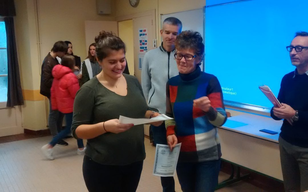 Cérémonie de remise des diplômes